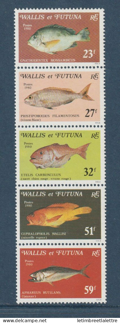 Wallis Et Futuna - YT N° 259 à 263 ** - Neuf Sans Charnière - 1980 - Ongebruikt