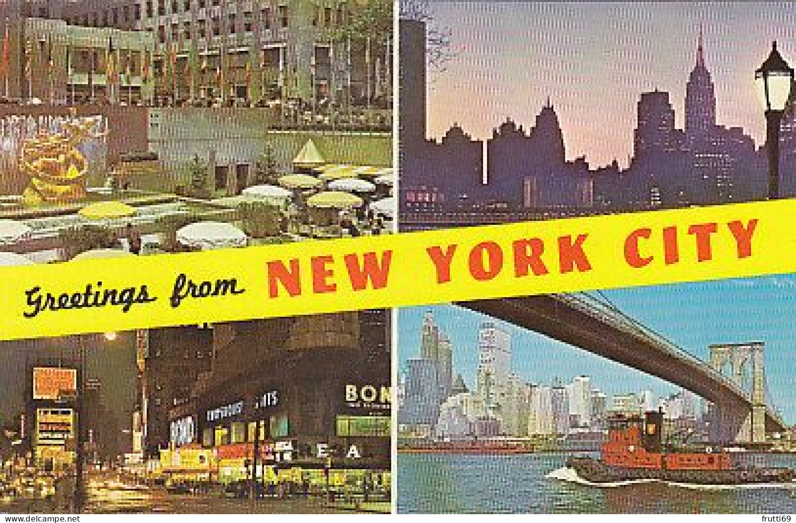 AK 183174 USA - New York City - Mehransichten, Panoramakarten