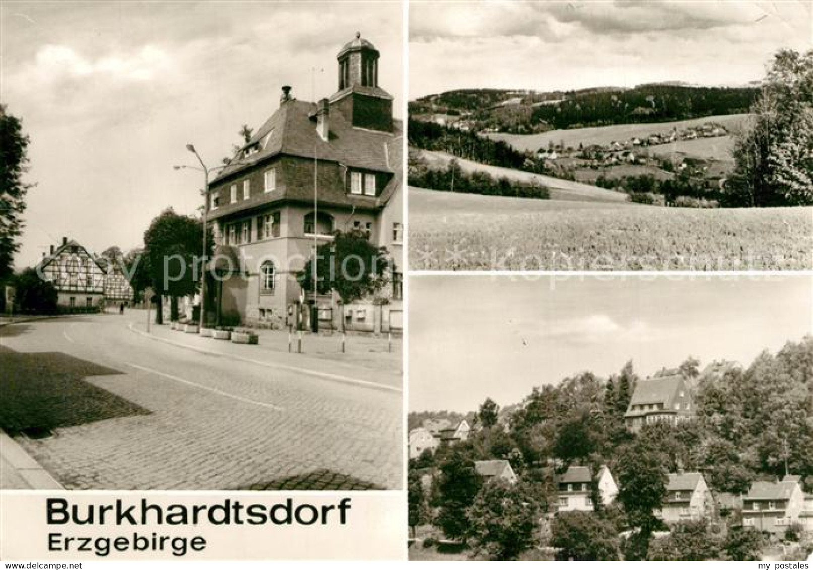 43347500 Burkhardtsdorf Panoramen Ortsansicht Burkhardtsdorf - Burkhardtsdorf