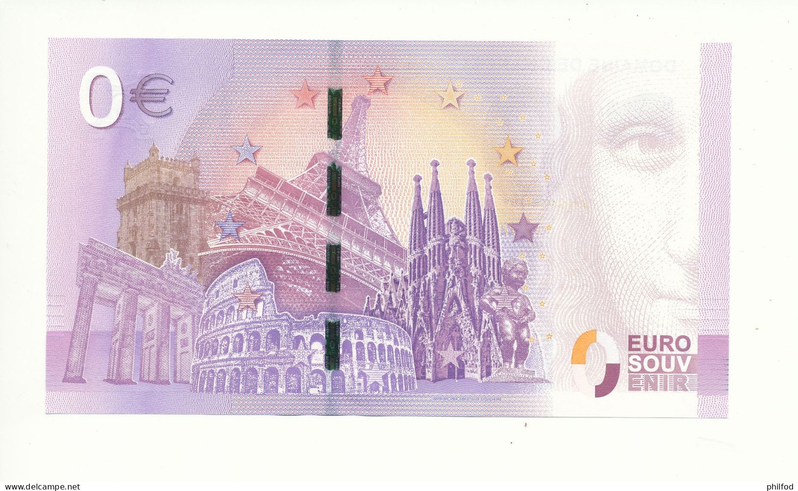 Billet Touristique 0 Euro - DOMAINE DE CHANTILLY MUSÉE CONDÉ - UEDM - 2017-2- N° 663 - Billet épuisé - Altri & Non Classificati