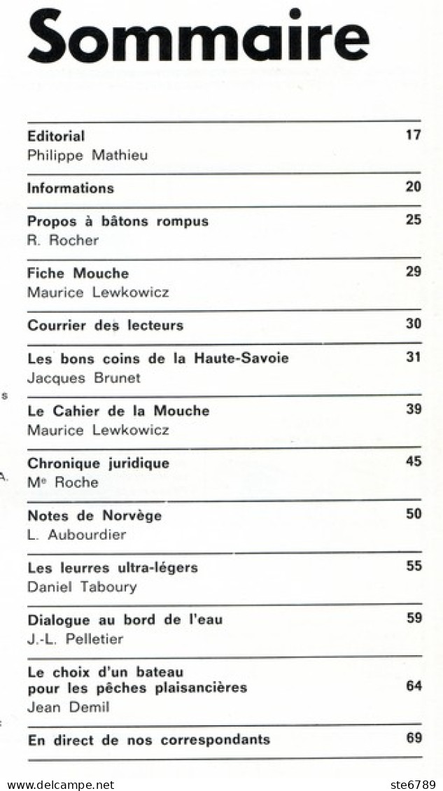 PLAISIRS DE LA PECHE N° 195 De 1981  La Haute Savoie  , Initiation Peche A La Mouche - Fischen + Jagen