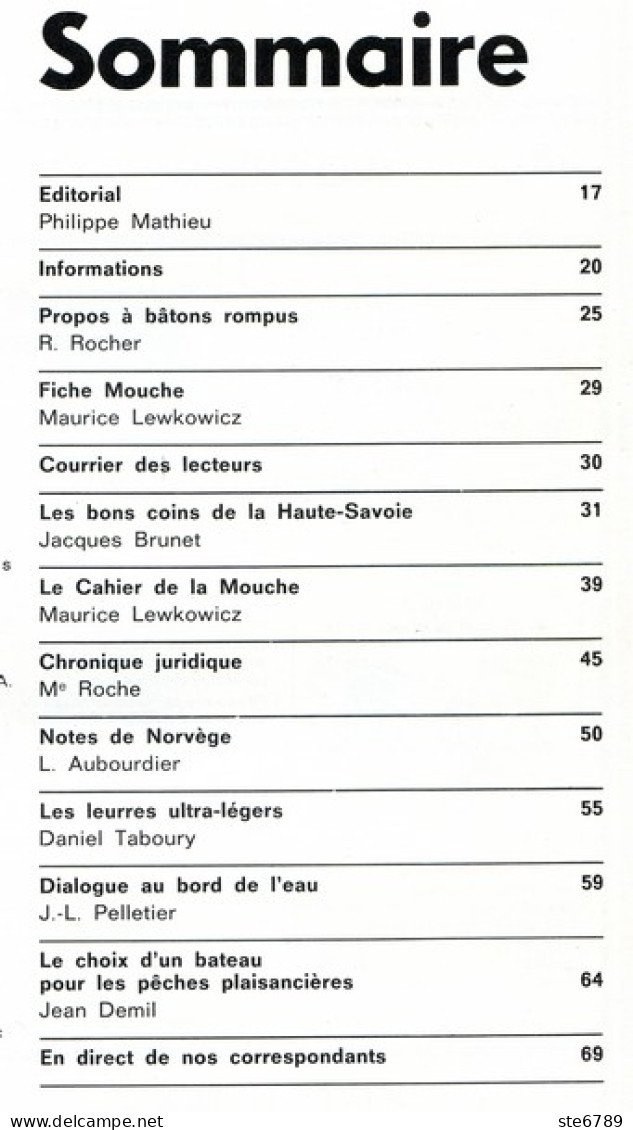 PLAISIRS DE LA PECHE N° 195 De 1981  La Haute Savoie  , Initiation Peche A La Mouche - Hunting & Fishing