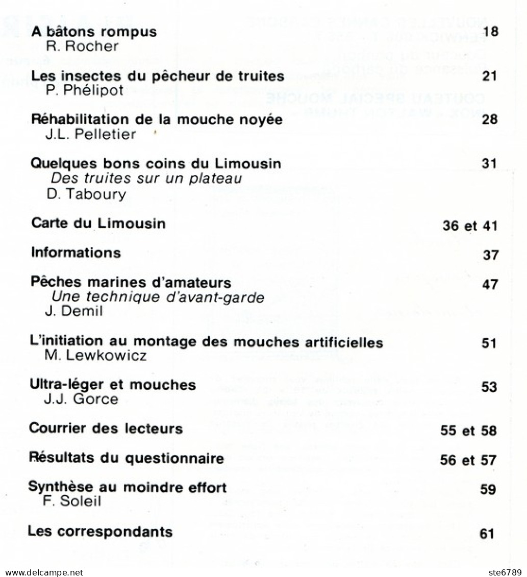 PLAISIRS DE LA PECHE N° 186 De 1979  Revue Des Pêcheurs Sportifs Bons Coins Limousin - Hunting & Fishing