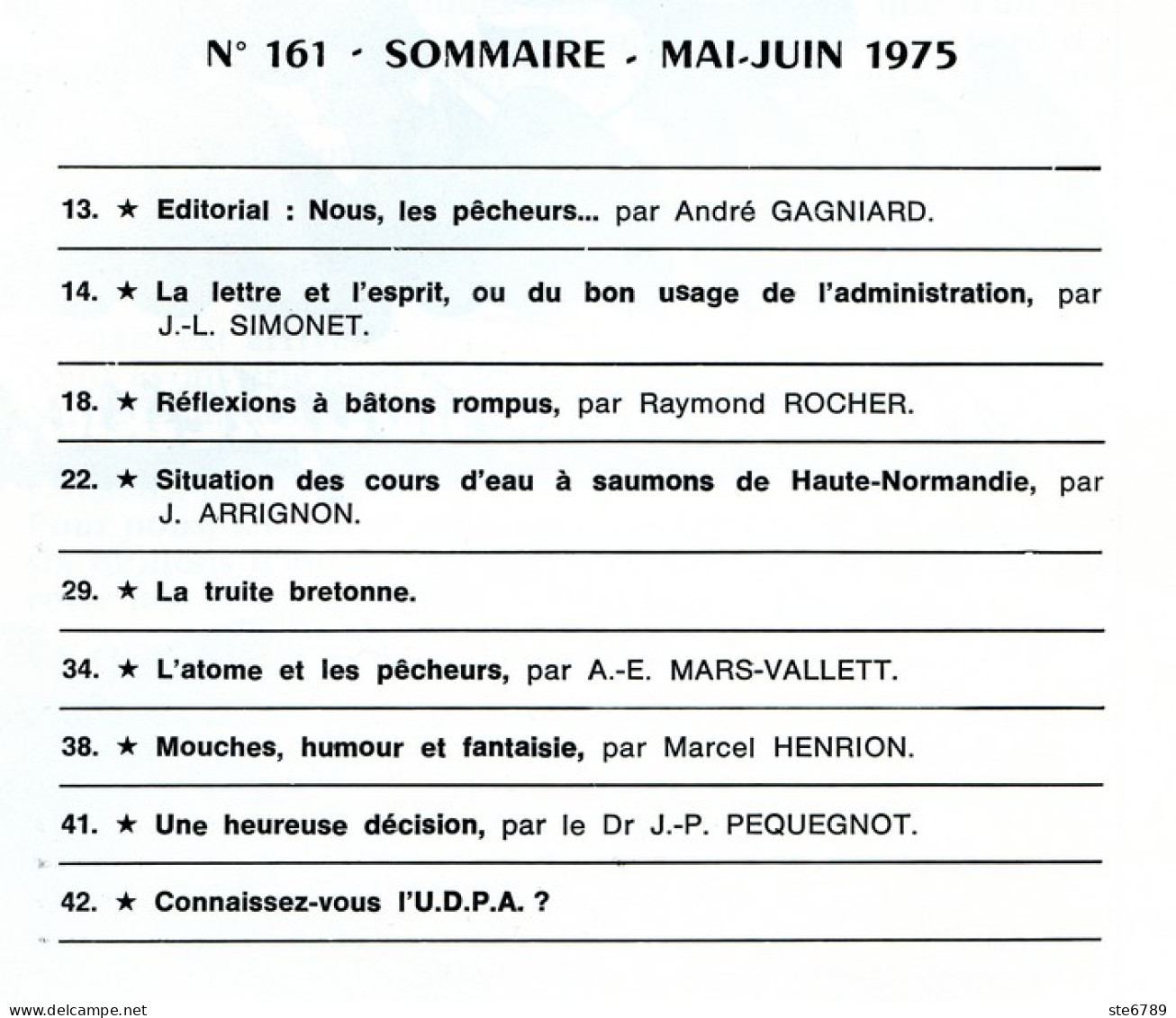 PLAISIRS DE LA PECHE N° 161 De 1975  Revue Des Pêcheurs Sportifs - Hunting & Fishing