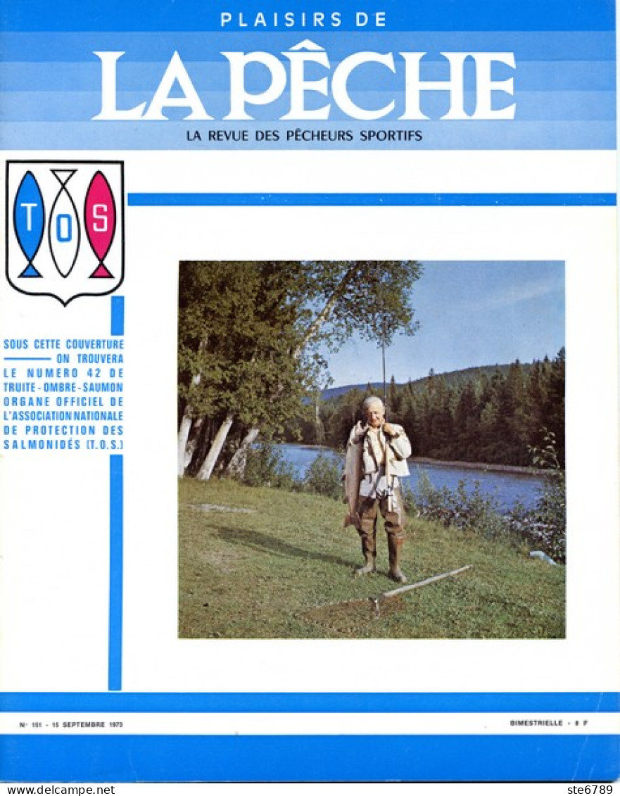 PLAISIRS DE LA PECHE N° 151 De 1973  Revue Des Pêcheurs Sportifs - Hunting & Fishing