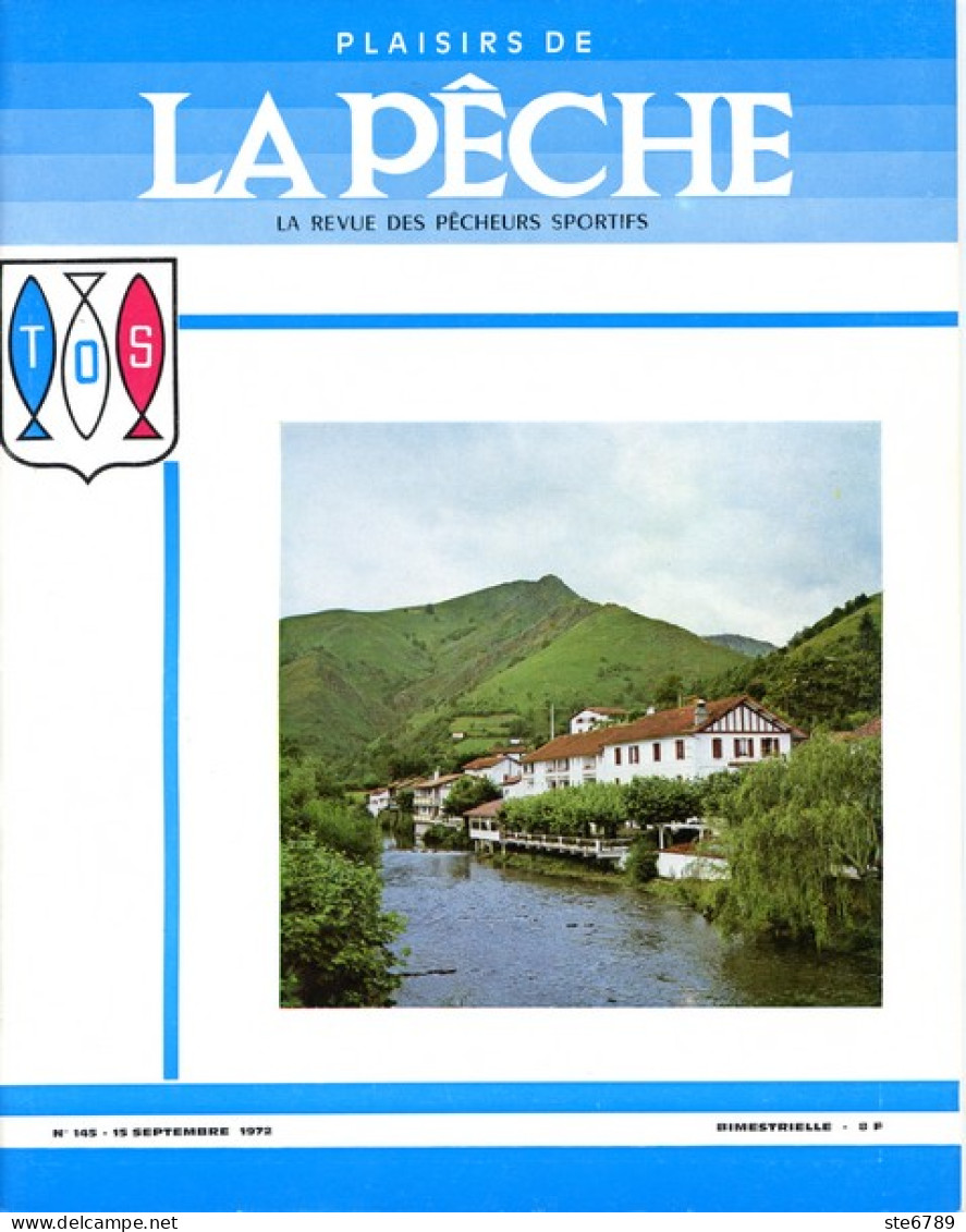 PLAISIRS DE LA PECHE N° 145 De 1972  Revue Des Pêcheurs Sportifs - Chasse & Pêche