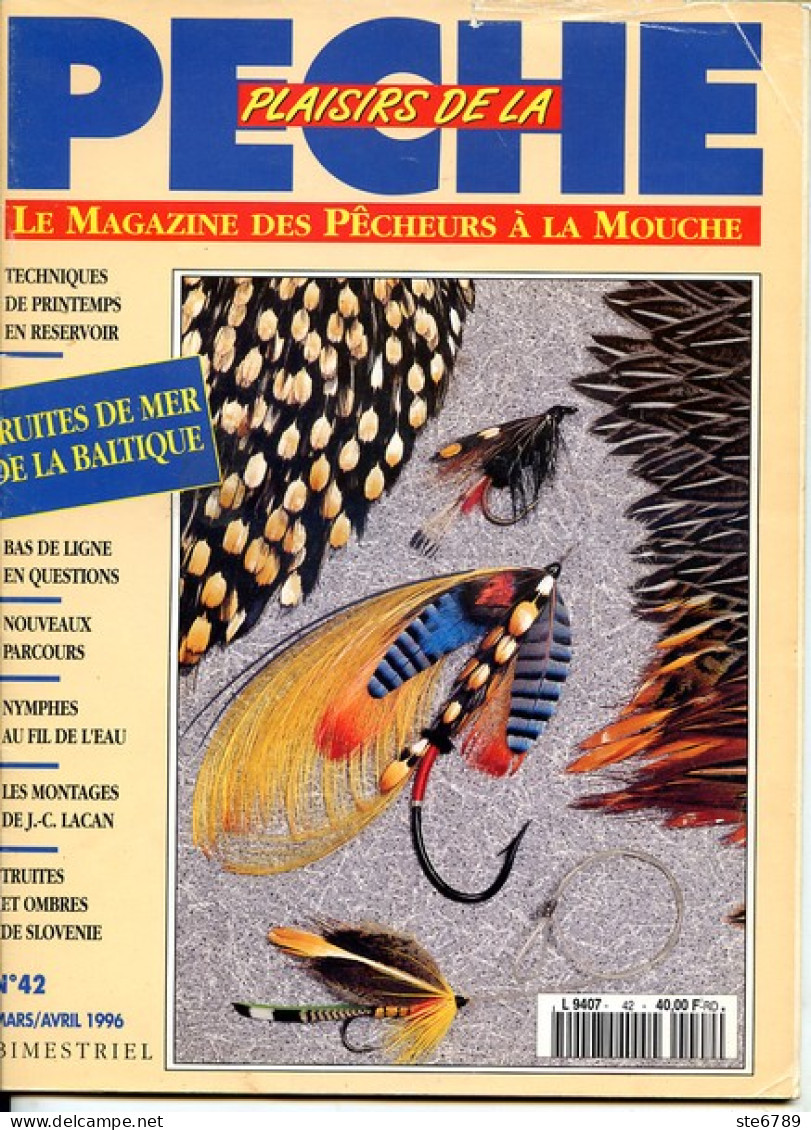 PLAISIRS DE LA PECHE N° 42  De 1996  Revue Des Pêcheurs - Hunting & Fishing