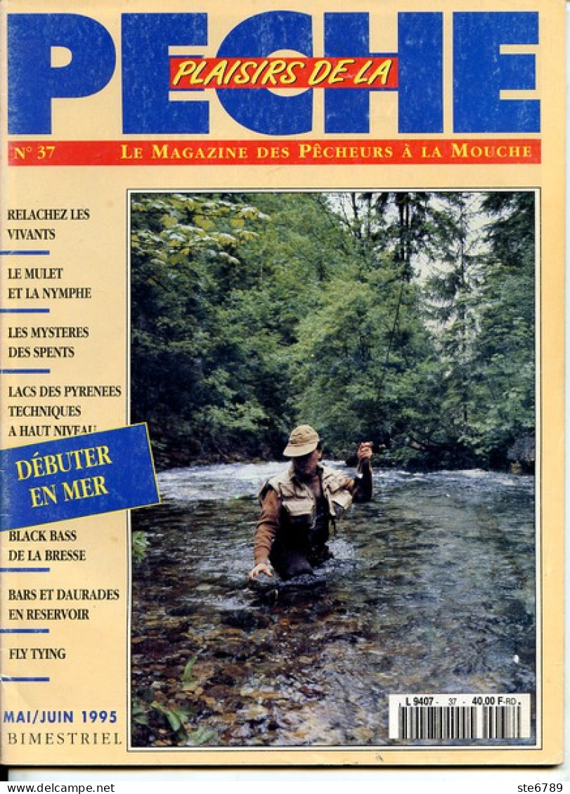 PLAISIRS DE LA PECHE N° 37  De 1995  Revue Des Pêcheurs - Caza & Pezca