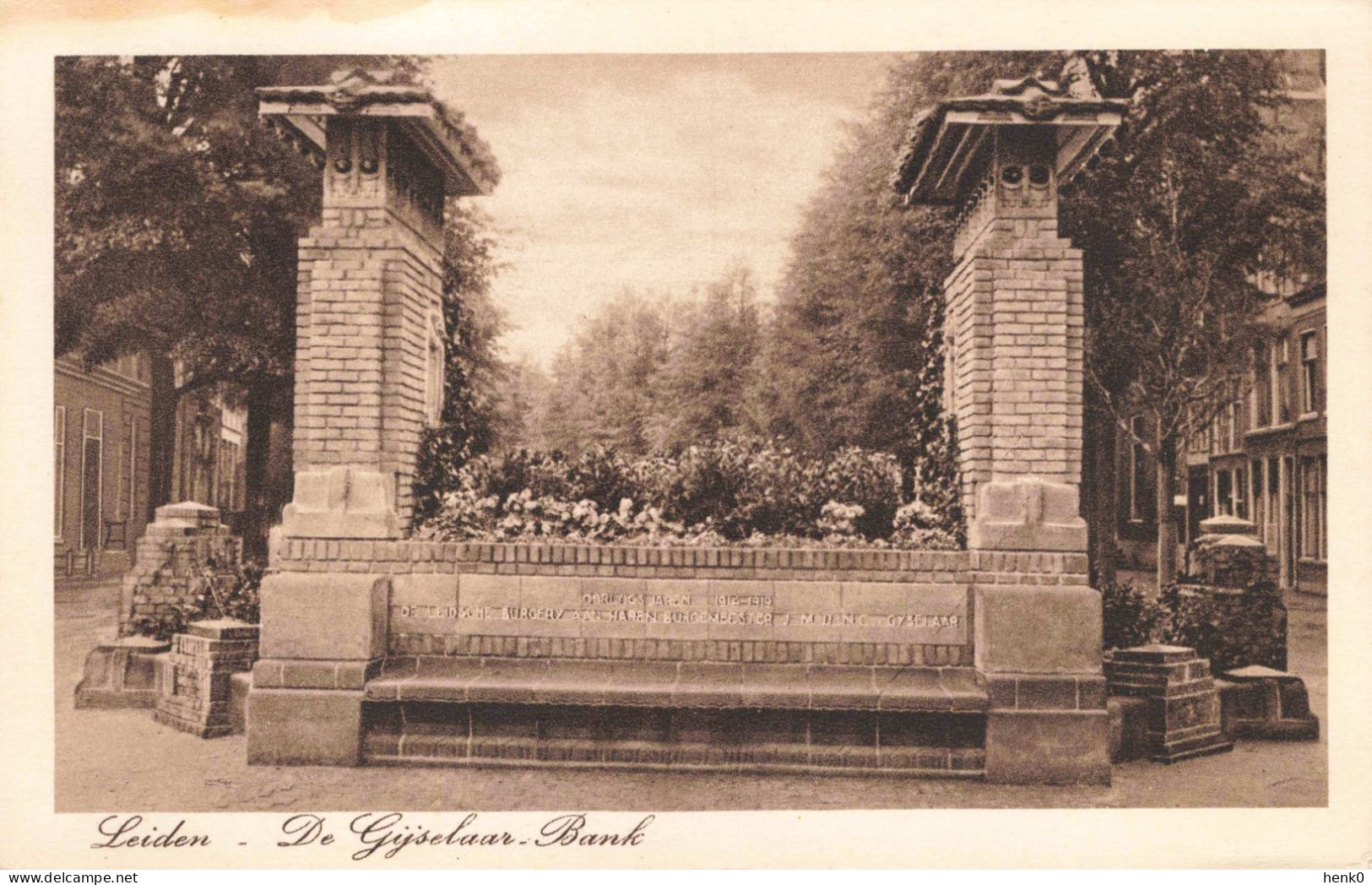 Leiden De Gijselaar Bank K6277 - Leiden