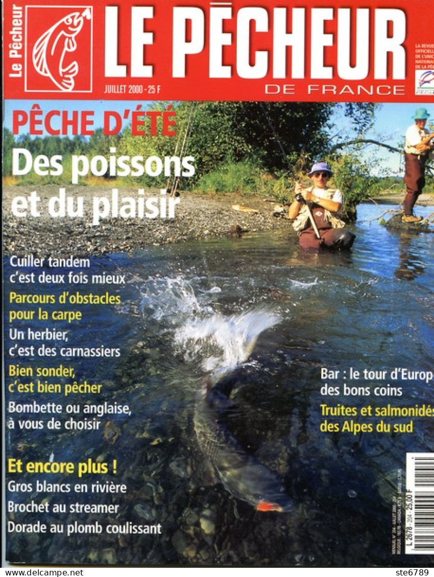 LE PECHEUR DE France N° 204  Pêche Brochet Poissons Mer Dorade Bar Technique - Hunting & Fishing
