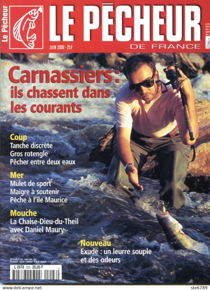 LE PECHEUR DE France N° 203 Pêche Carnassiers Poissons Mer Mouche Coup Technique - Hunting & Fishing