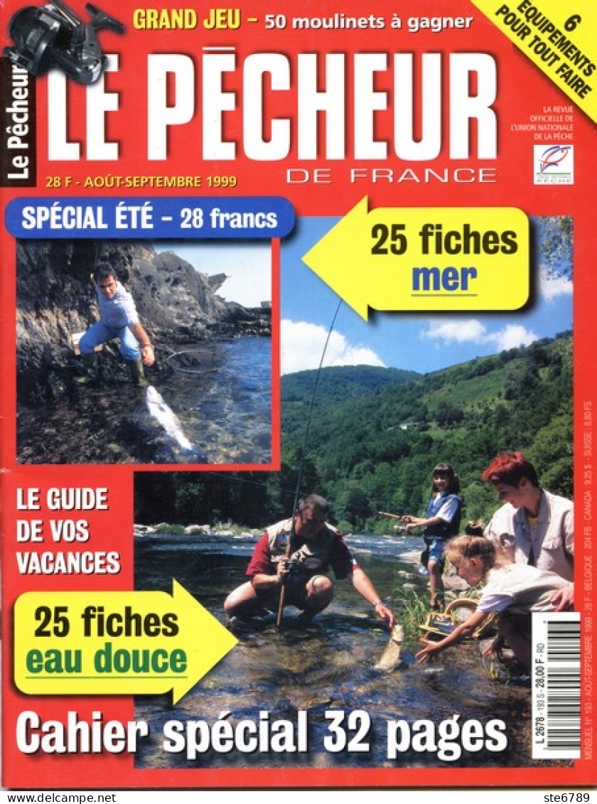 LE PECHEUR DE France N° 193  S Pêche Mer Eau Douce Poissons Technique Fiches - Fischen + Jagen