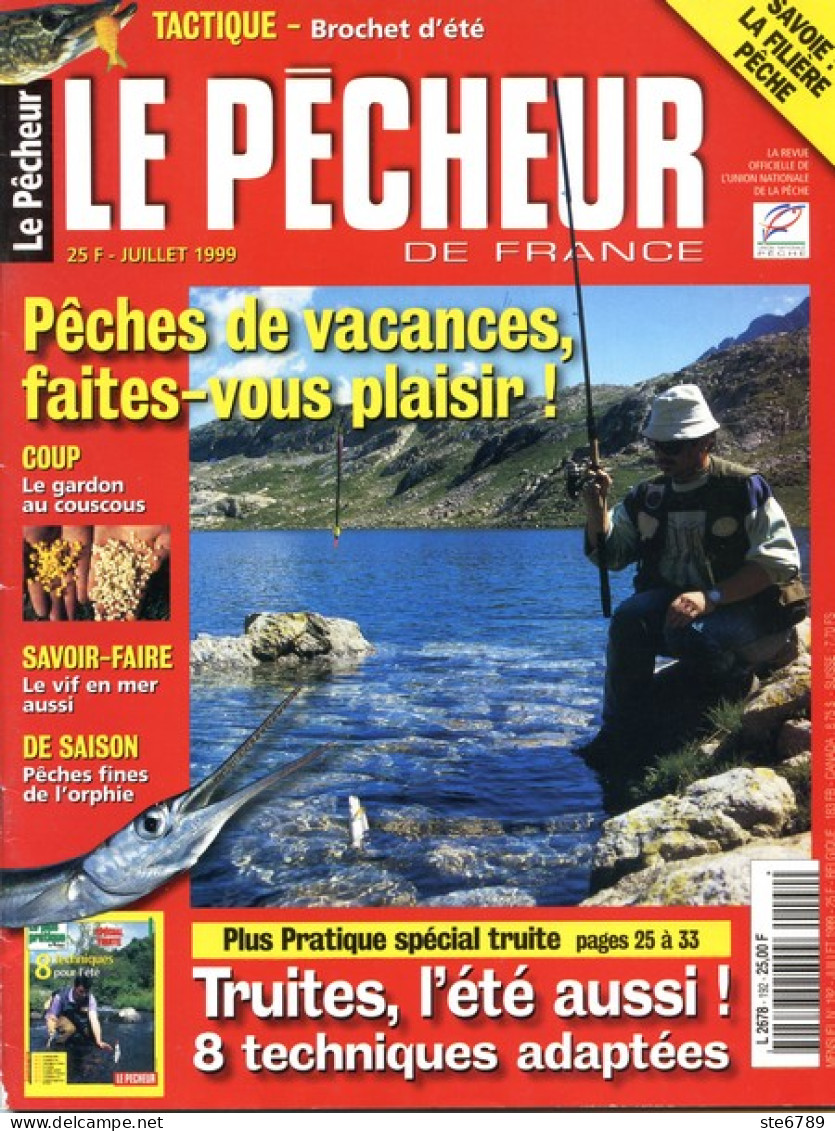 LE PECHEUR DE France N° 192  Pêche Truite Technique - Jagen En Vissen