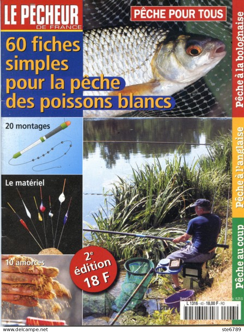 LE PECHEUR DE France N° 43 Pêche  Poissons 60 Fiches - Hunting & Fishing