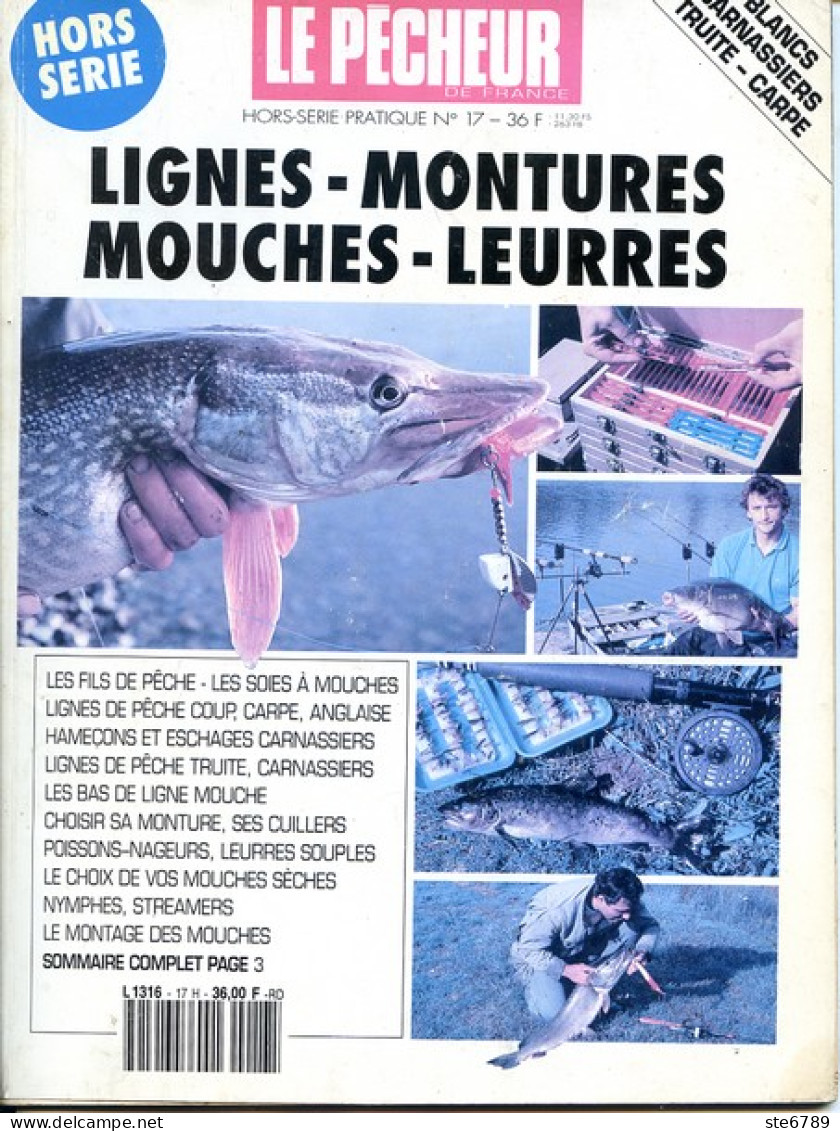 LE PECHEUR DE FRANCE  N° 17  Hors Série  1992  Revue  Peche - Jagen En Vissen