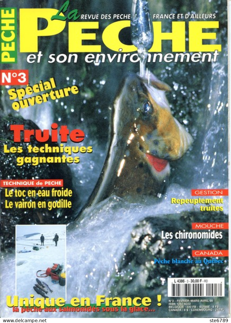 LA PECHE Et Son Environnement N° 3 Pêcheurs  Peche 1998 - Hunting & Fishing