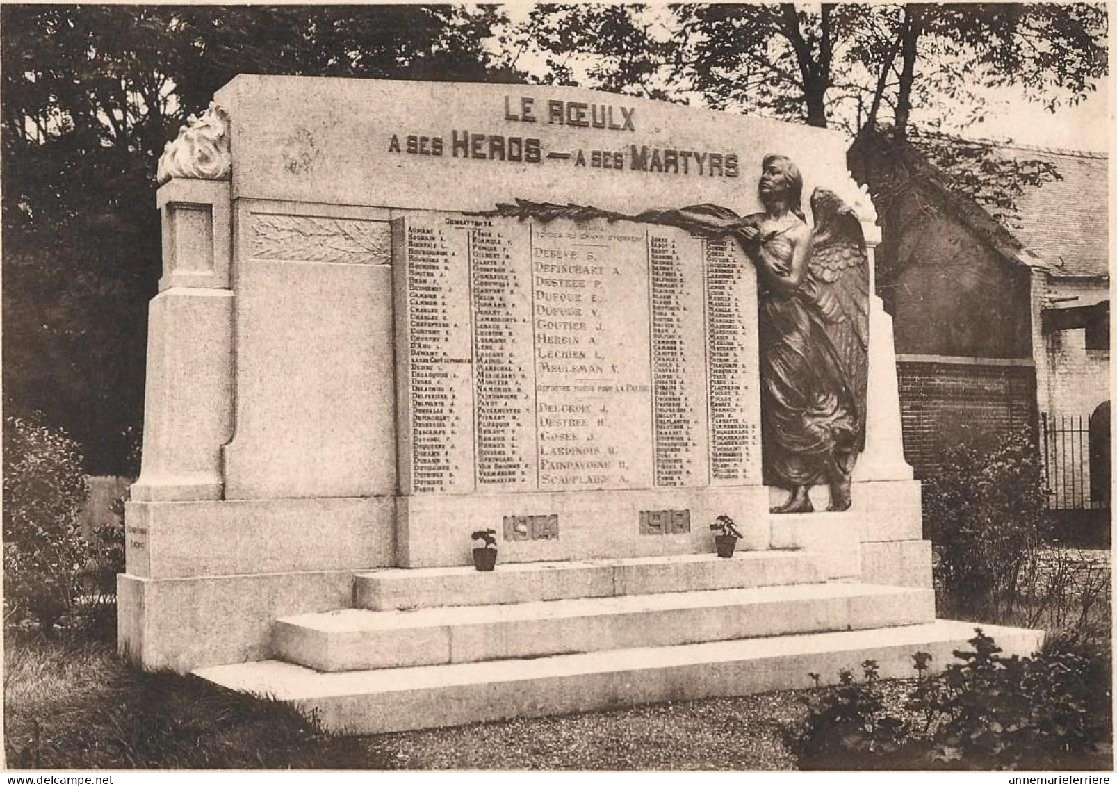 Le Roeulx Monument Des Combatants - Le Roeulx