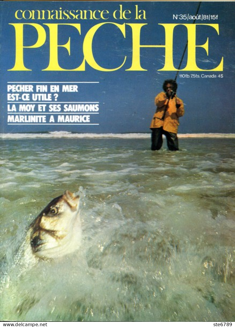 CONNAISSANCE DE LA PECHE N° 35 De 1981 - Jagen En Vissen