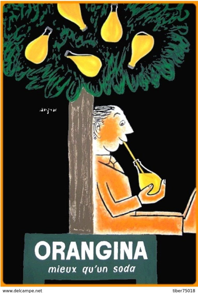 Carte Postale : Orangina, Mieux Qu'un Soda (affiche) Illustration : Savignac - Savignac