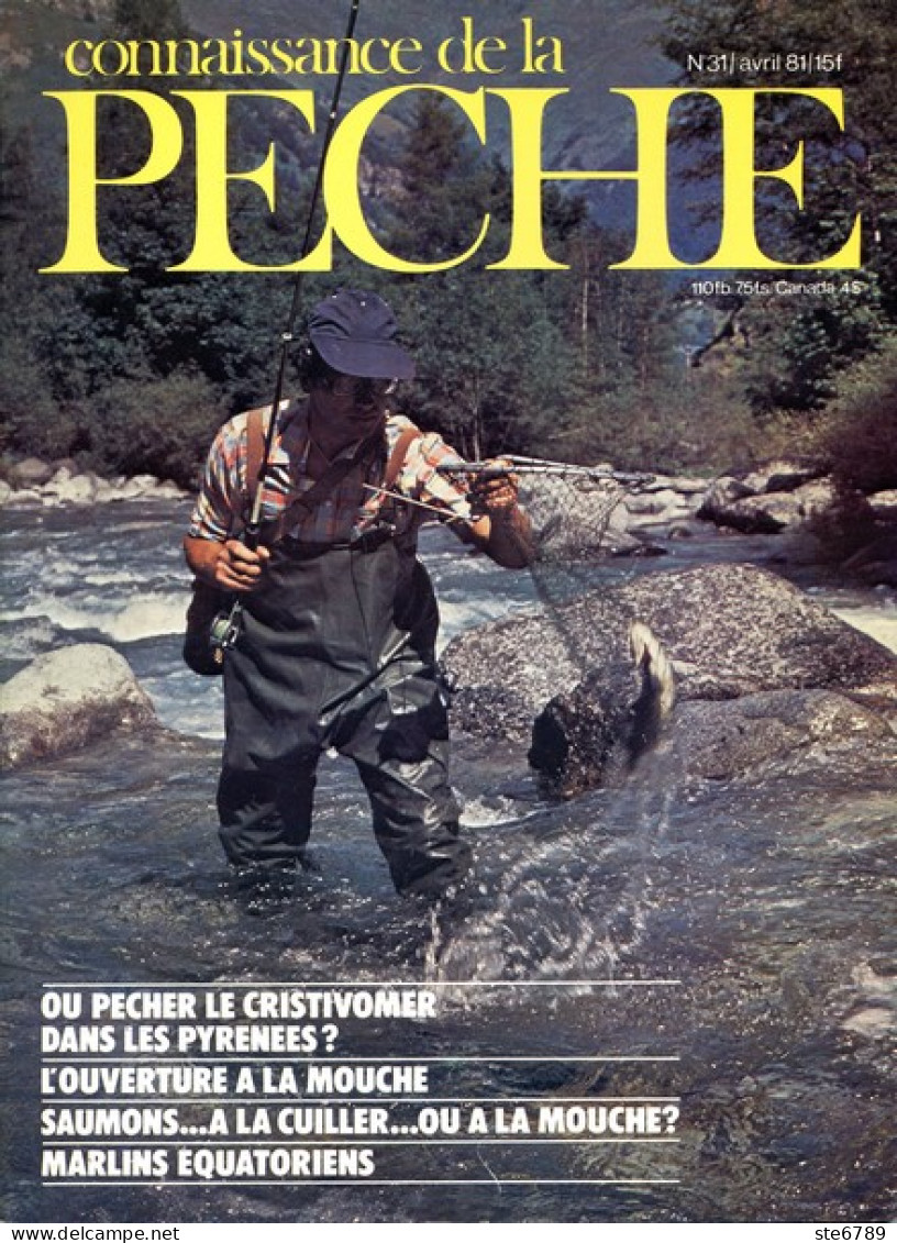 CONNAISSANCE DE LA PECHE N° 31 De 1981 - Caza & Pezca