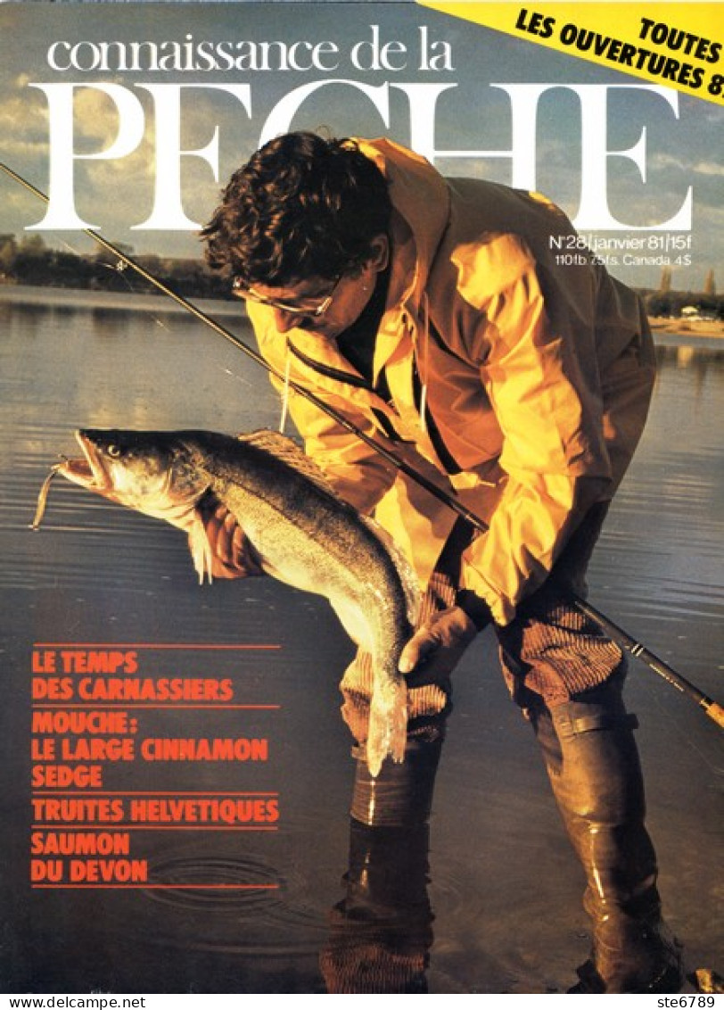 CONNAISSANCE DE LA PECHE N° 28 De 1981 - Chasse & Pêche