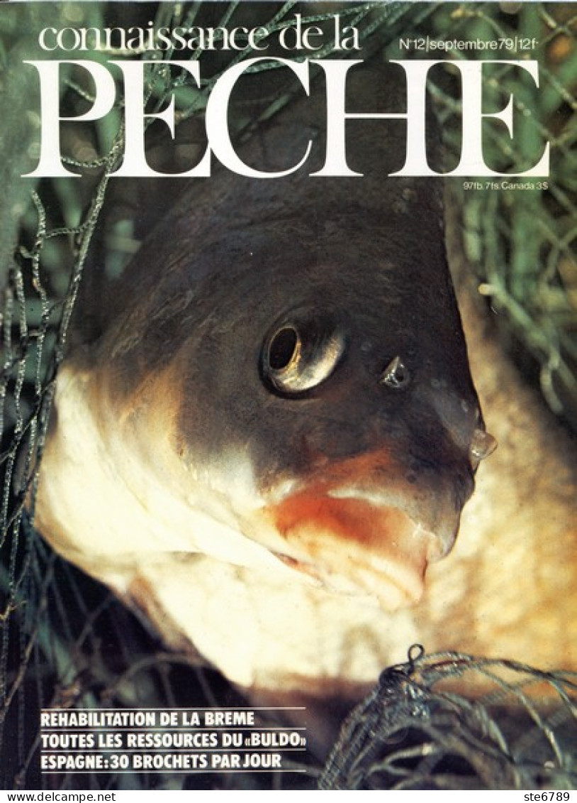 CONNAISSANCE DE LA PECHE N° 12 De 1979 - Fischen + Jagen