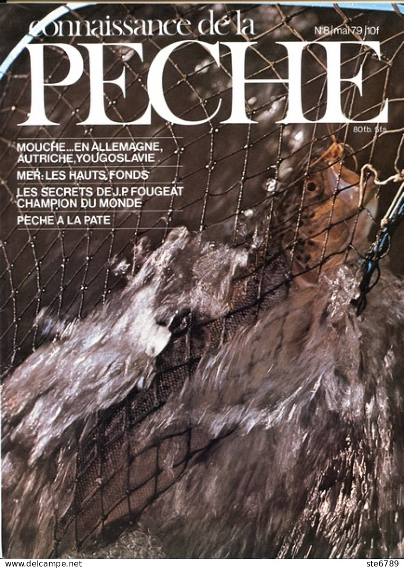 CONNAISSANCE DE LA PECHE N° 8 De 1979 - Jagen En Vissen
