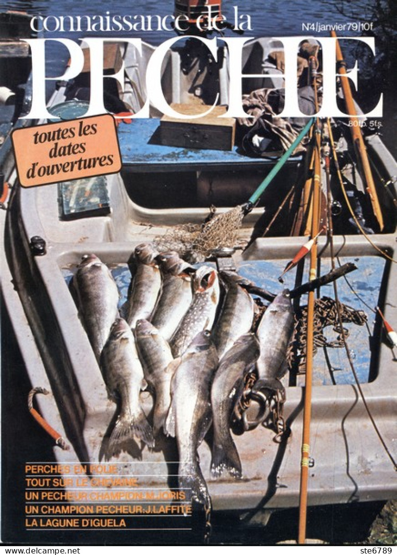CONNAISSANCE DE LA PECHE N° 4 De 1979 - Jagen En Vissen