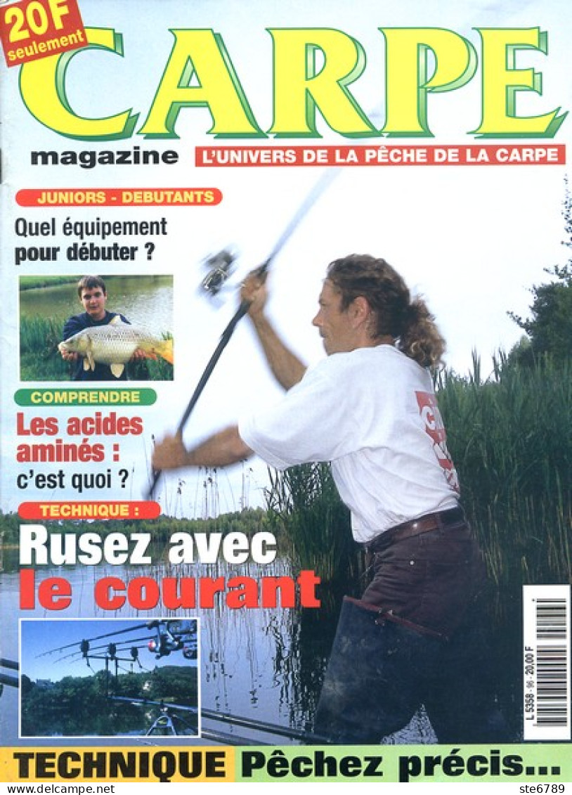 CARPE MAGAZINE N° 96 2000 Revue Du Pêcheur Pêche - Jagen En Vissen