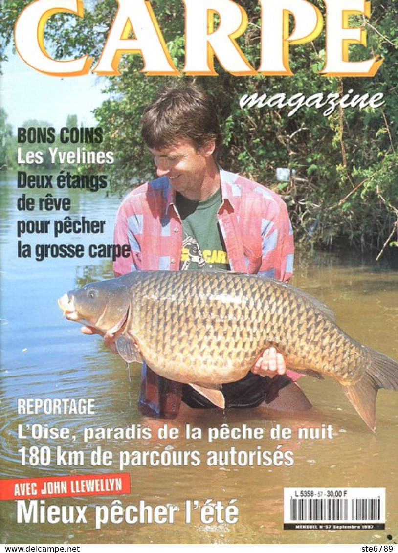 CARPE MAGAZINE N° 57  1997 Revue Du Pêcheur Pêche  Yvelines - Jagen En Vissen