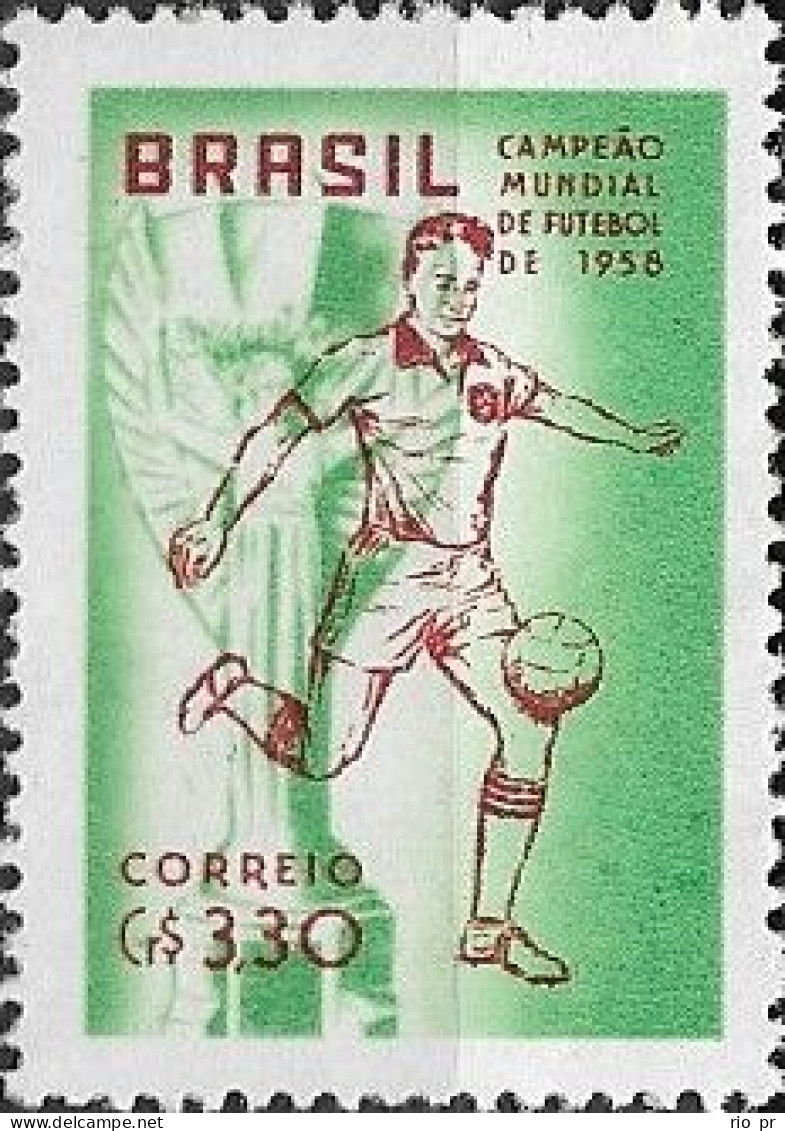 BRAZIL - BRAZIL WORLD SOCCER CHAMPION AT THE 6th FIFA WORLD CUP IN SWEDEN'58 1959 - MNH - 1958 – Zweden