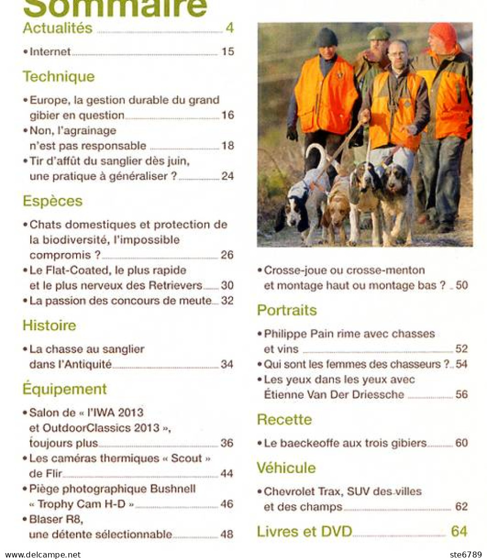 SANGLIER Techniques De Chasse N° 28 Armes , Agrainage  , Trompe  , Chien Flat Coated - Hunting & Fishing