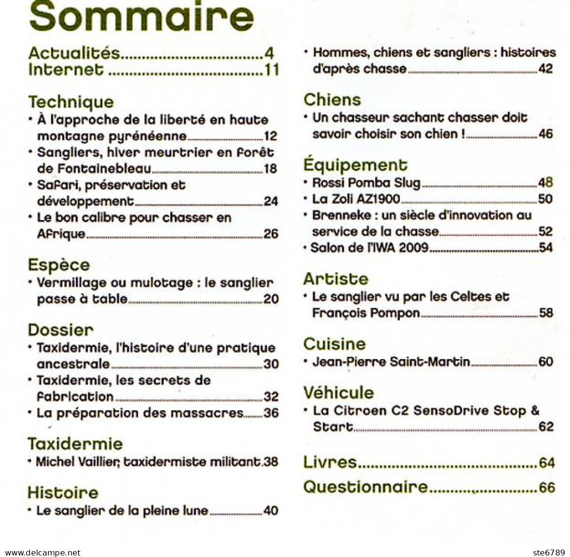 SANGLIER Techniques De Chasse N° 10 Armes , Pirsch Dans Pyrénées , Taxidermie , Chien Choisir - Chasse & Pêche
