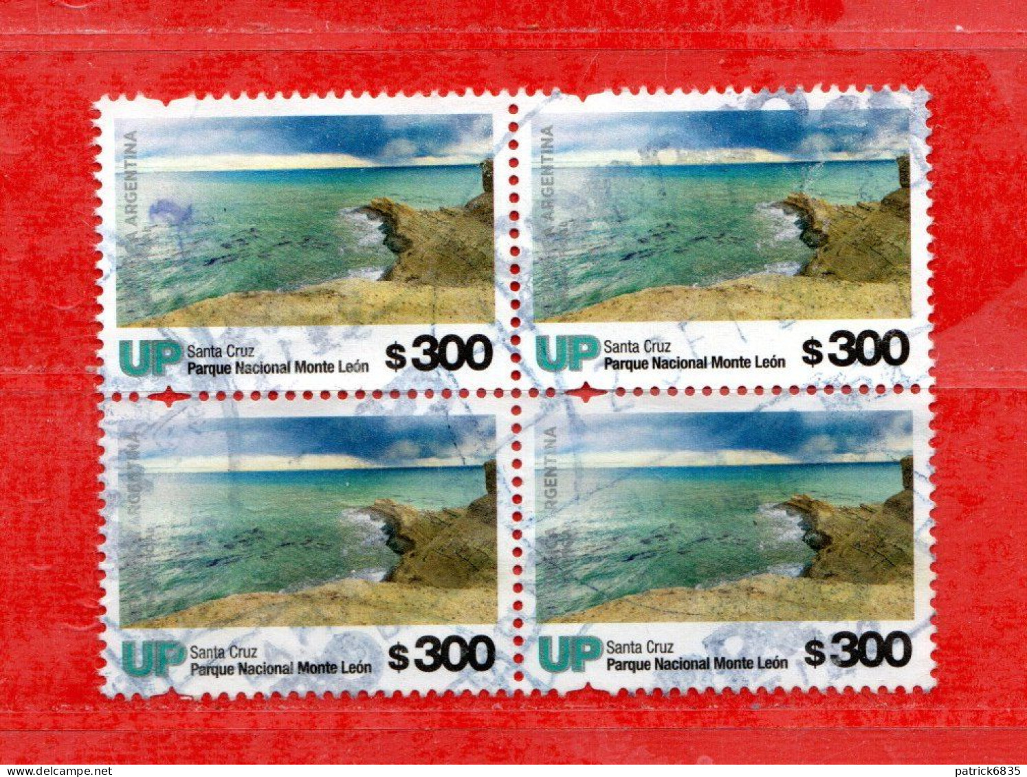 (L) Argentina ° 2019 - PARQUE NACIONAL  MONTE LEON. Bloc De 4.  Oblitérer. - Used Stamps