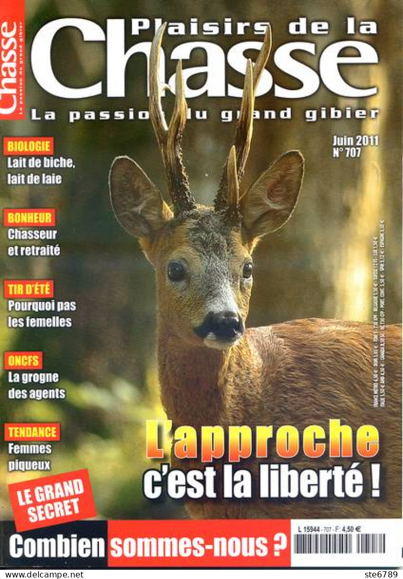 Plaisirs De La Chasse N° 707 Passion Du Grand Gibier - Chasse & Pêche