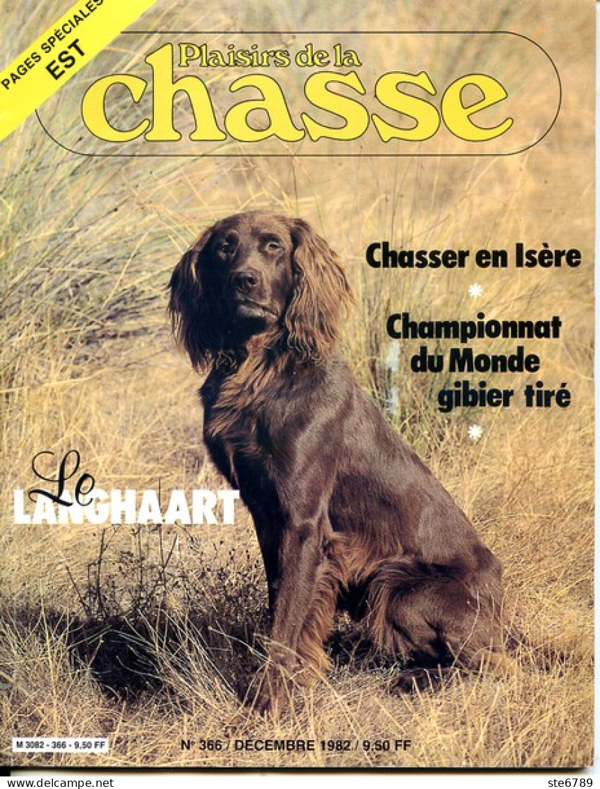 Plaisirs De La Chasse N° 366 1982 Spécial Région Est Ardennes Aube Jura Marne Meuse Haute Saone Vosges - Chasse & Pêche