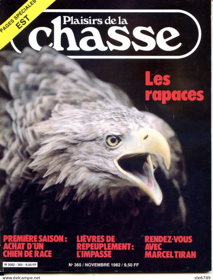 Plaisirs De La Chasse N° 365 1982 Spécial Région Est Ardennes Aube Jura Marne Meuse Haute Saone Vosges - Hunting & Fishing