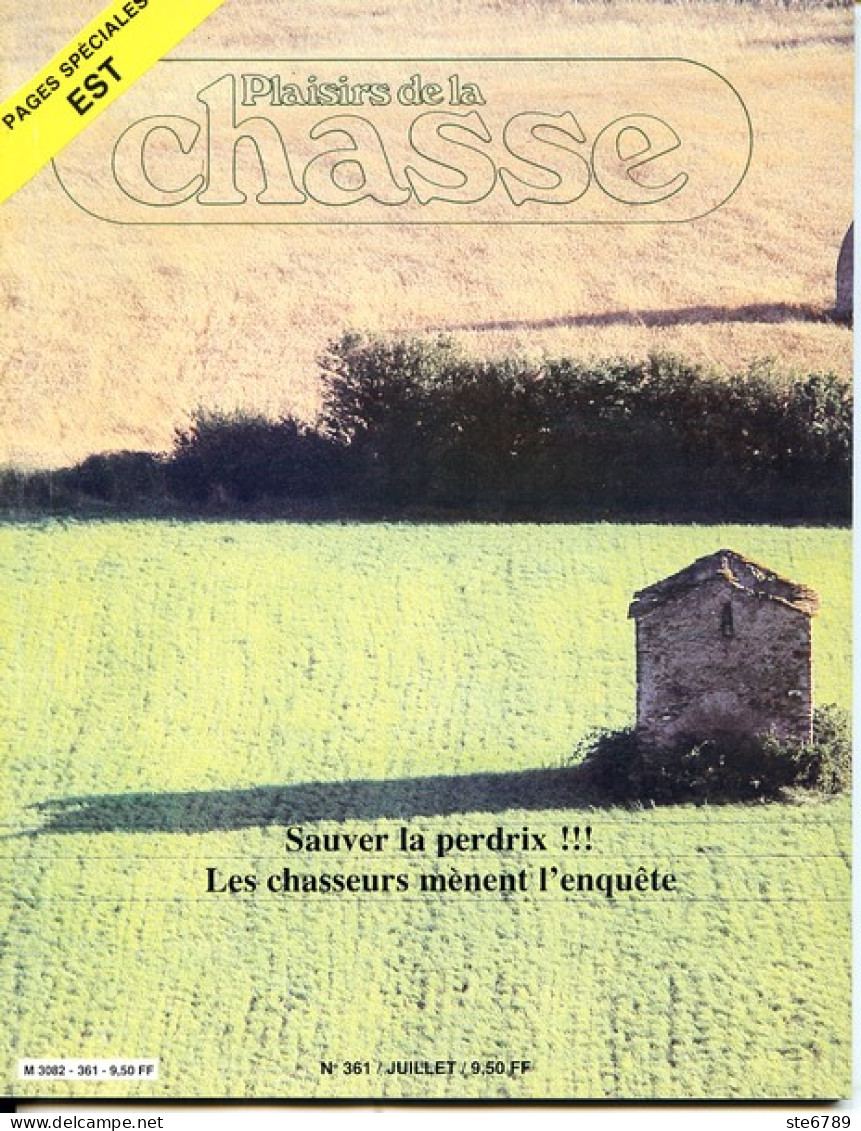 Plaisirs De La Chasse N° 361 1982 Spécial Région Est Ardennes Aube Jura Marne Meuse Haute Saone Vosges - Chasse & Pêche