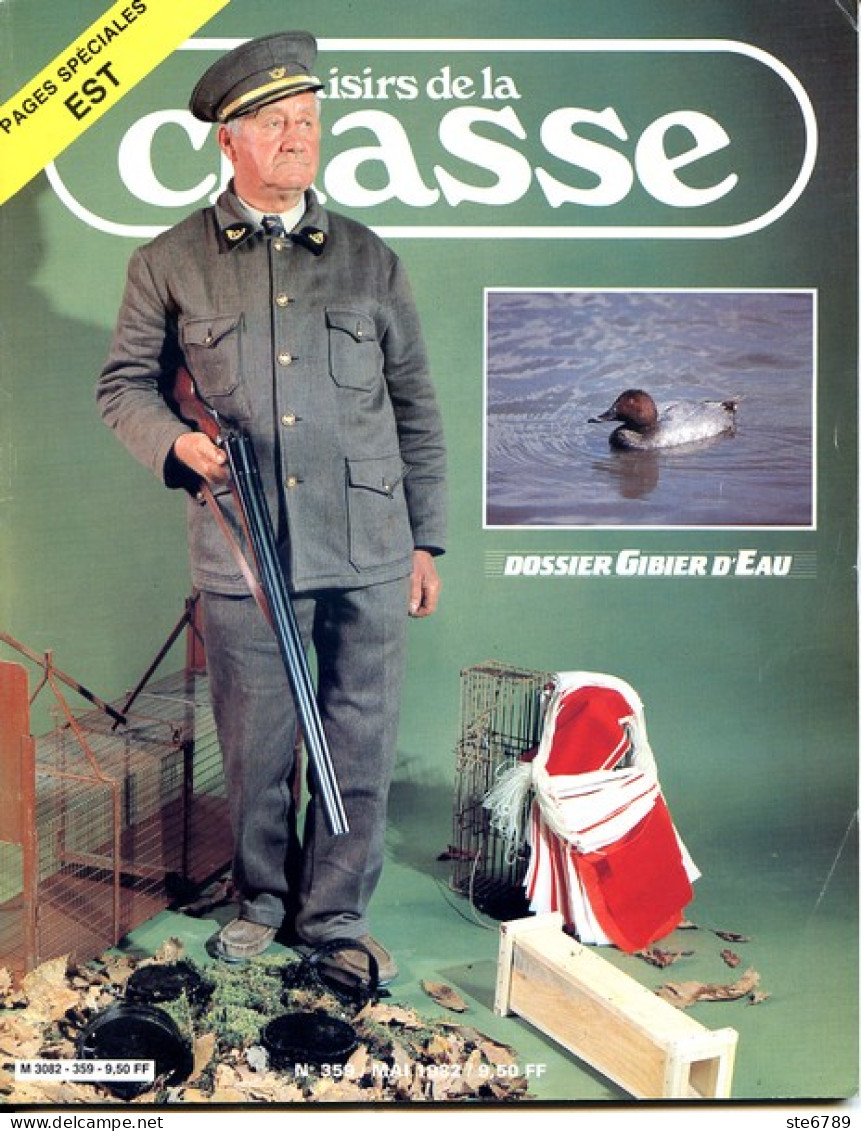 Plaisirs De La Chasse N° 359 1982 Spécial Région Est Ardennes Aube Jura Marne Meuse Haute Saone Vosges - Jagen En Vissen