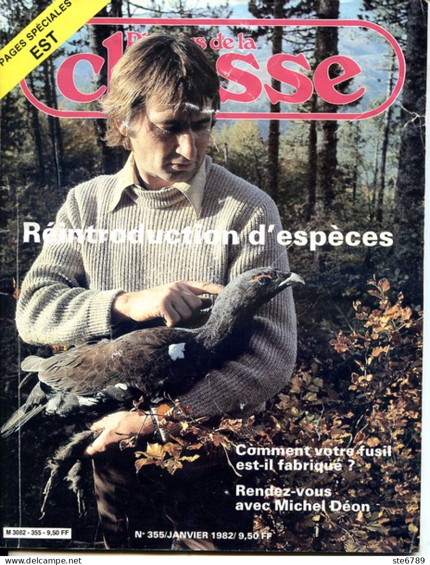 Plaisirs De La Chasse N° 355 1982 Spécial Région Est Ardennes Aube Jura Marne Meuse Haute Saone Vosges - Caza & Pezca