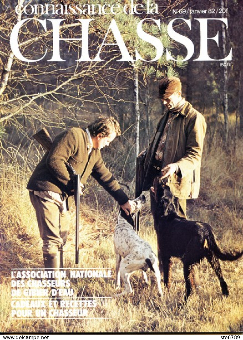 CONNAISSANCE DE LA CHASSE N° 69 1982 Animaux Sauvages - Jagen En Vissen
