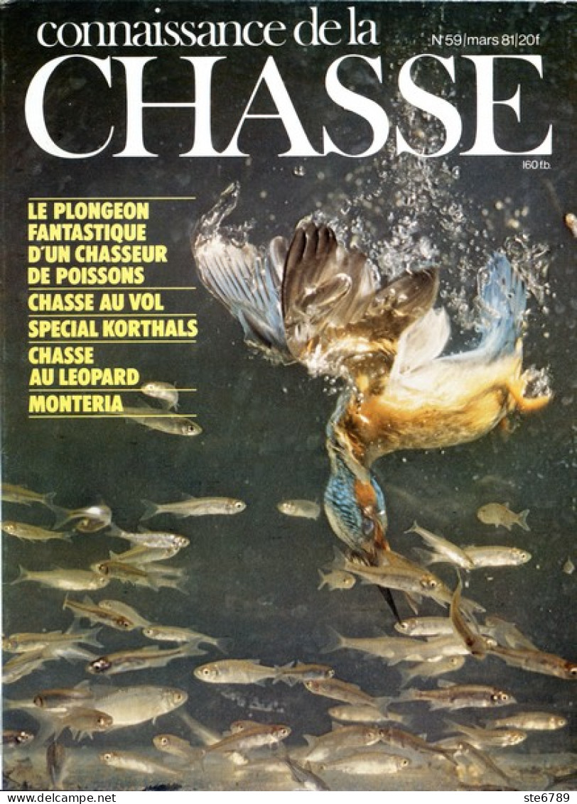 CONNAISSANCE DE LA CHASSE N° 59 1981 Animaux Sauvages - Chasse & Pêche