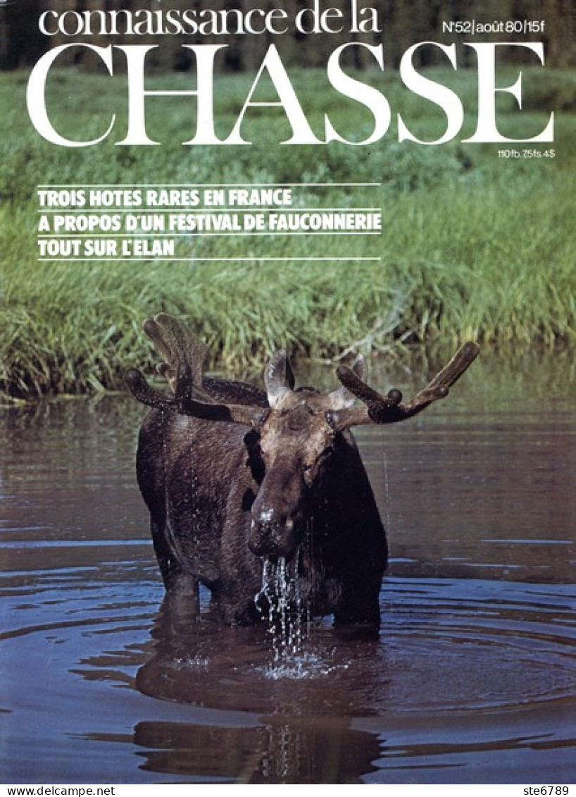 CONNAISSANCE DE LA CHASSE N° 52 1980 Animaux Sauvages - Jagen En Vissen