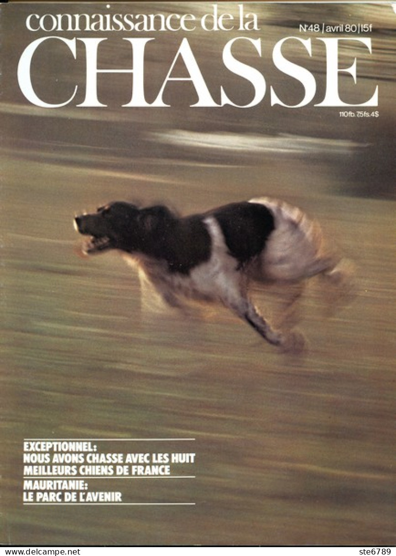 CONNAISSANCE DE LA CHASSE N° 48 1980 Animaux Sauvages - Fischen + Jagen