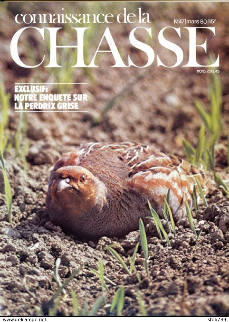 CONNAISSANCE DE LA CHASSE N° 47 1980 Animaux Sauvages - Fischen + Jagen