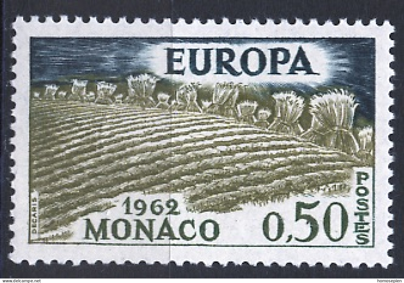 Europa CEPT 1962 Monaco Y&T N°572 - Michel N°696 *** - 50c EUROPA - 1962