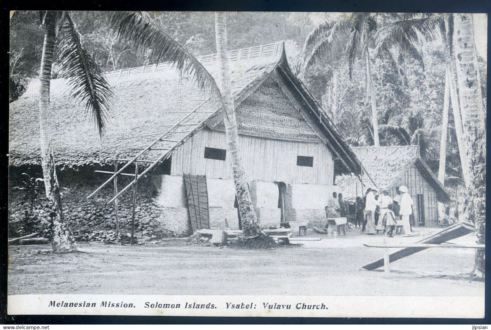 Cpa Océanie -- Melanesian Mission - Solomon Islands - Ysabel Vulavu Church  -- Les ïles Salomon   LANR65 - Solomon Islands
