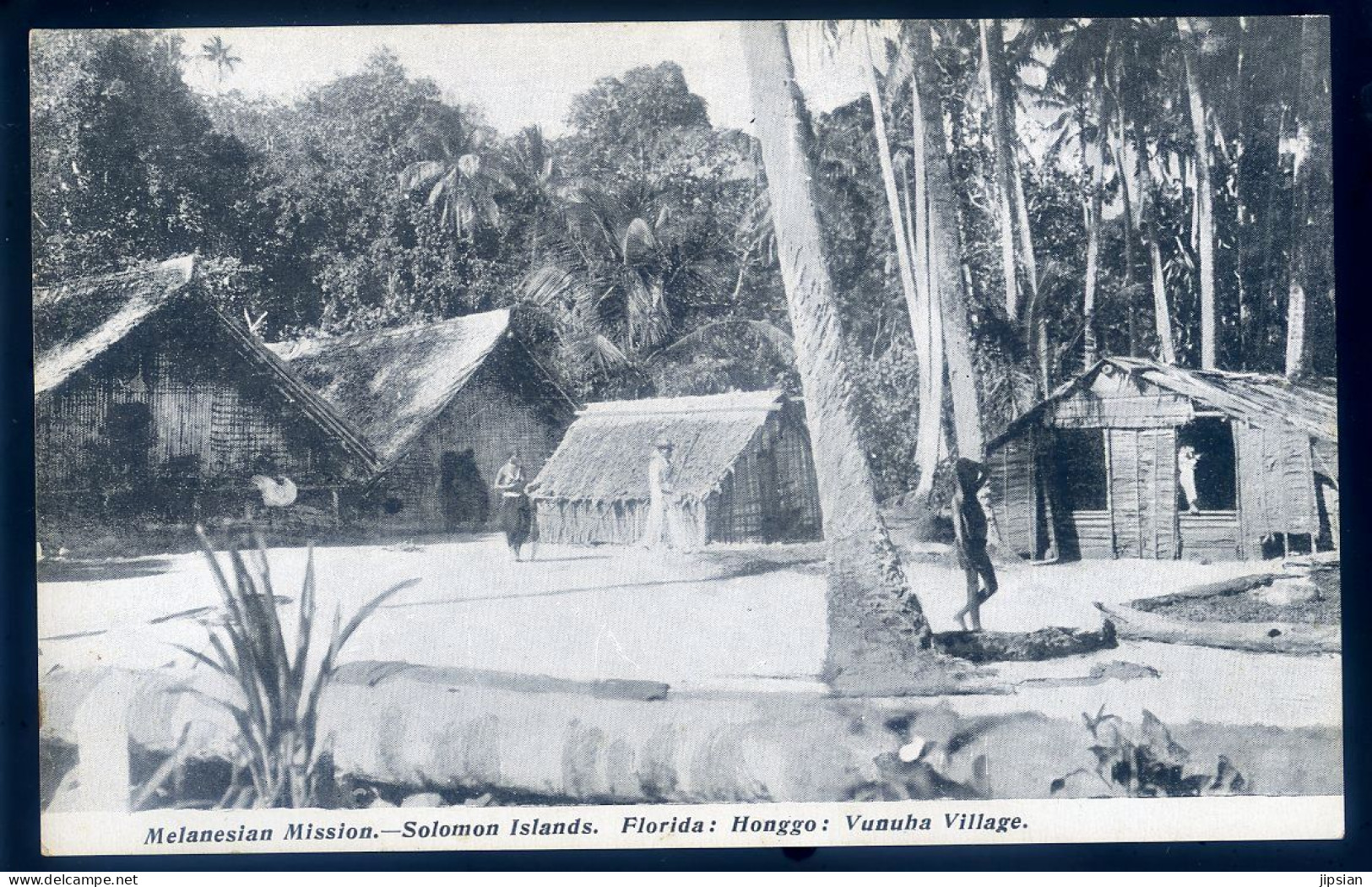 Cpa Océanie -- Melanesian Mission - Solomon Islands -  Florida , Honggo , Vunuha Village  -- Les ïles Salomon   LANR65 - Salomon