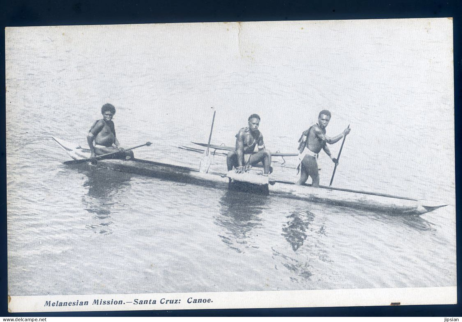 Cpa Océanie Melanesian Mission - Santa Cruz , Canoe   Les ïles Salomon / Solomon Islands LANR65 - Salomon