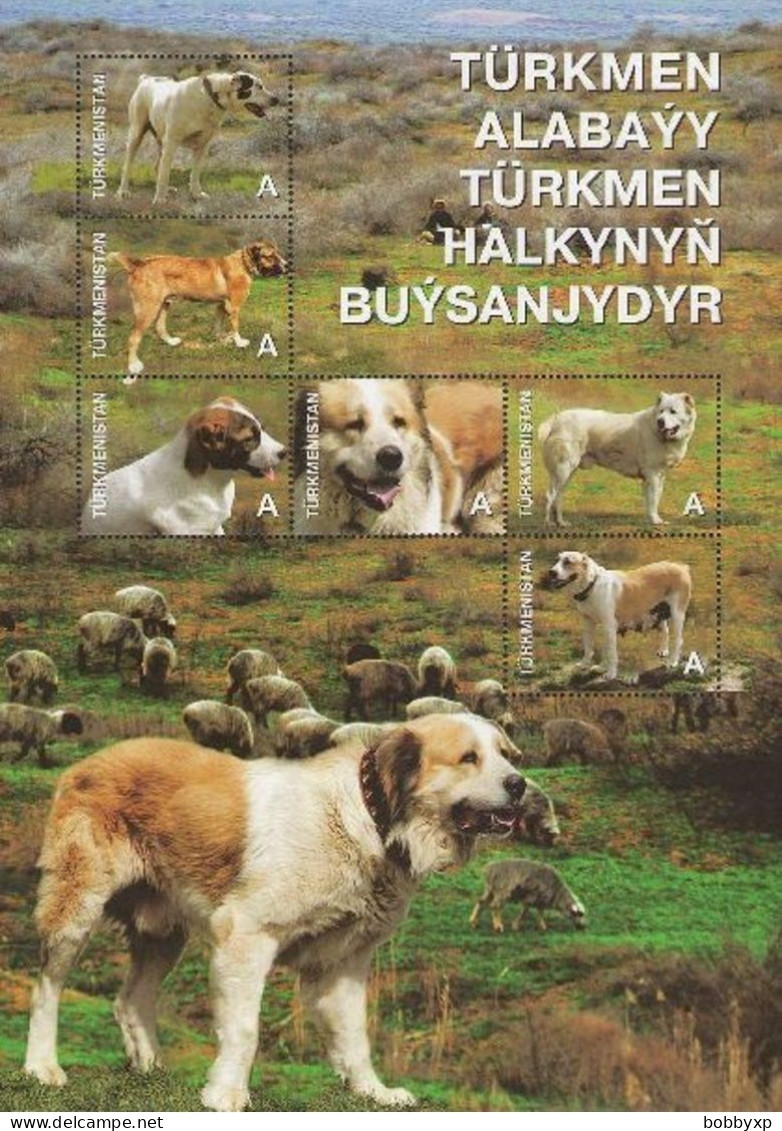 Turkmenistan 2013. Dog. Fauna. Souvenir Sheet. MNH - Turkmenistán